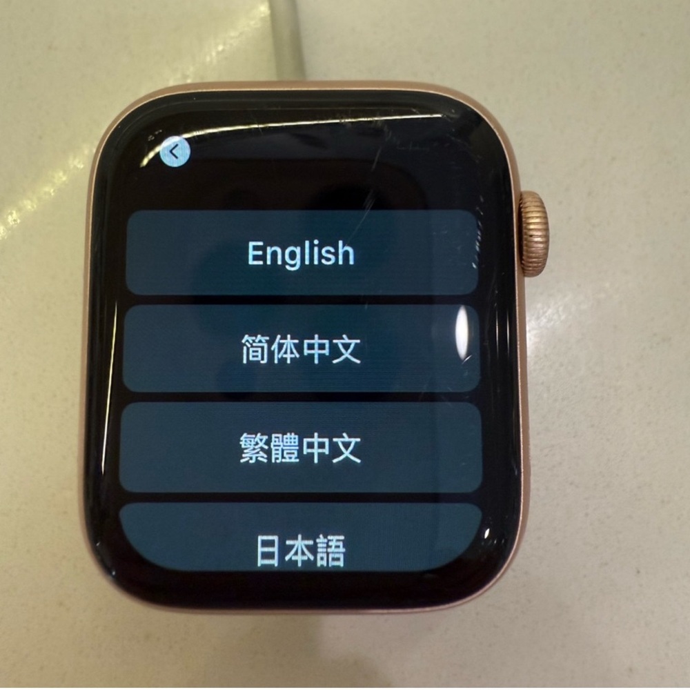 Apple Smartwatch in Black and Gold